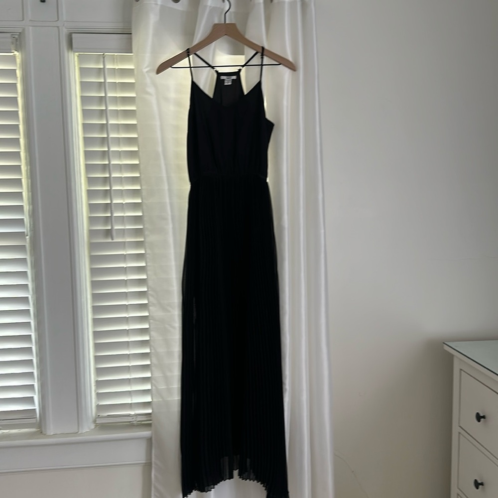 Bar III Black plisse bottom dress